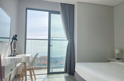 Location d’un appartement meublé de 2 chambres avec vue sur la mer, 77 m², centre-ville, Nha Trang, Vietnam