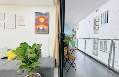 Rent of a bright, furnished 1-bedroom apartment, 56 m², city center, Nha Trang, Vietnam