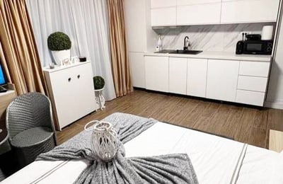 Rent of a studio apartment on the first sea line, 43 m², Mamaia, Romania