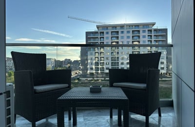 Alquiler de un luminoso estudio, primera línea de mar, Mamaia Sat, Rumanía