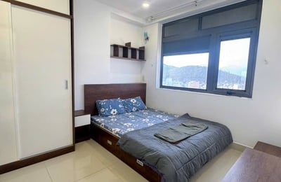 Location d’un appartement lumineux de 3 pièces avec vue sur la mer et la ville, 74 m², nord de Nha Trang, Vietnam