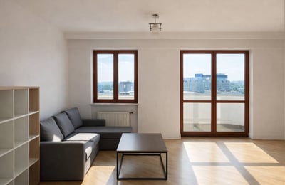 Helle 2-Zimmer-Wohnung mit 72 m² zur Miete, Mokotów, Warschau, Polen