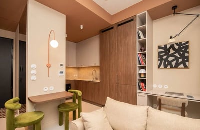 Cozy furnished one-room apartment for rent, 32 m², Wola, Warsaw, Poland