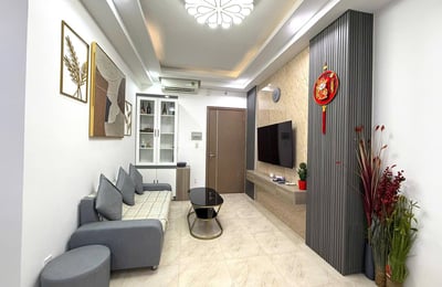 Möblierte luxuriöse Wohnung mit zwei Schlafzimmern zur Miete, Oceanus, Nha Trang, Vietnam