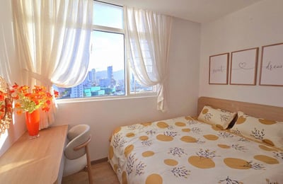 Alquiler de apartamento moderno y amueblado de dos habitaciones con vistas al mar, 76 m², Nha Trang, Vietnam