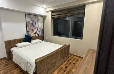 Аренда светлой меблированной трёхкомнатной квартиры с видом на море, 74 м², Нячанг, Вьетнам