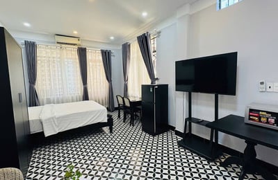 Furnished studio with balcony for rent, 35 m², Nha Trang, Vietnam