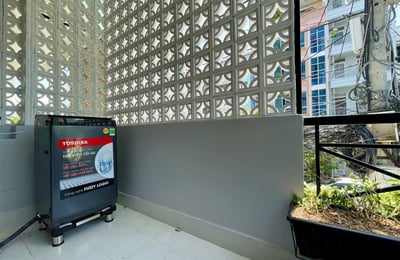 Furnished studio with balcony for rent, 35 m², Nha Trang, Vietnam