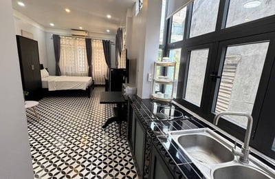 Furnished studio with balcony for rent, 35 m², Nha Trang, Vietnam