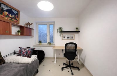 Bright three-room apartment with balcony for rent, 60 m², Żoliborz, Warsaw, Poland