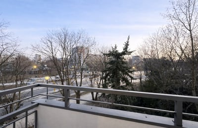 Bright three-room apartment with balcony for rent, 60 m², Żoliborz, Warsaw, Poland
