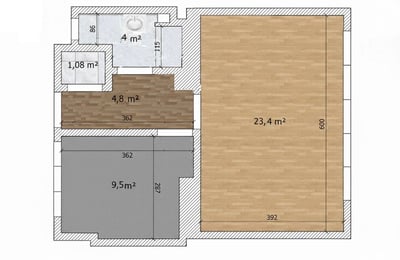 Alquiler de apartamento luminoso y renovado, 43 m², Budějovická, Praga, República Checa