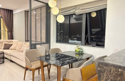 Bright furnished apartment with sea and city view for rent, 74 m², Napoleon Residence, Nha Trang, Vietnam