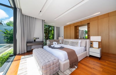 Alquiler de villa espaciosa con piscina privada, 4 dormitorios, Bang Tao, Phuket, Tailandia