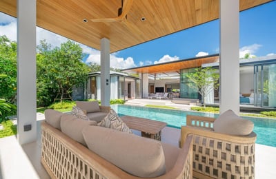 Alquiler de villa espaciosa con piscina privada, 4 dormitorios, Bang Tao, Phuket, Tailandia