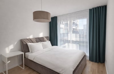 Appartement lumineux et moderne de 50 m² avec balcon à louer à Mokotów, Varsovie, Pologne