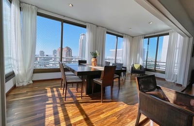 Spacious bright 120 m² apartment in Quartier Sinclair residence for rent in Palermo, Buenos Aires, Argentina