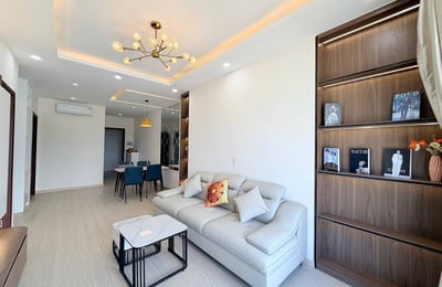 Komfortable Wohnung mit 2 Schlafzimmern im Wohnkomplex Oceanus zur Miete nahe dem Meer in Nha Trang, Vietnam