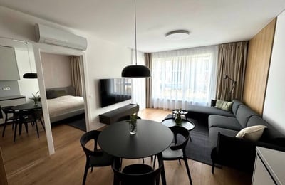 Designer 48 m² apartment for rent in Bratislava, Slovakia