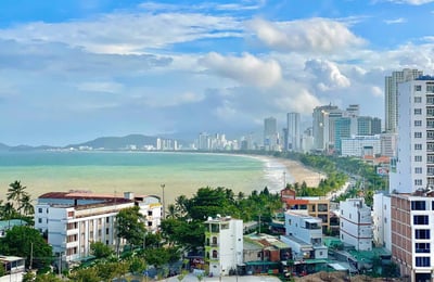 Komfortable Wohnung 65 m² mit Meerblick im Muong Thanh Luxury zur Miete in Nha Trang, Vietnam