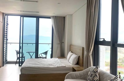 Möblierte Wohnung mit Balkon im Scenia Bay zur Miete in Nha Trang, Vietnam