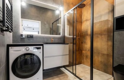 Apartamento estudio moderno y amueblado, 32 m², en alquiler en Varsovia, Polonia