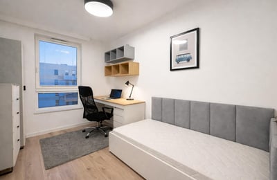 Bright furnished apartment, 53 m², for rent in Mokotów, Warsaw, Poland