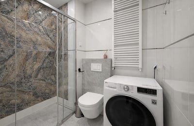 Bright furnished apartment, 53 m², for rent in Mokotów, Warsaw, Poland