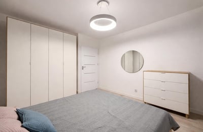 Bright furnished apartment, 53 m², for rent in Mokotów, Warsaw, Poland