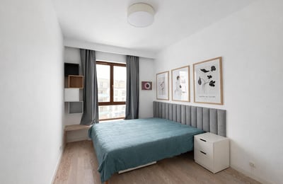 Modern furnished apartment 41 m² with balcony for rent in Wilanów, Warsaw, Poland