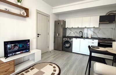 Bright furnished apartment 42 m² for rent in Chiajna, Bucharest, Romania