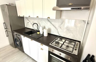 Bright furnished apartment 42 m² for rent in Chiajna, Bucharest, Romania