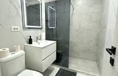 Bright furnished apartment 42 m² for rent in Chiajna, Bucharest, Romania