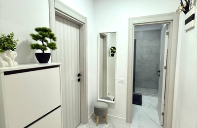 Bright furnished apartment 42 m² for rent in Chiajna, Bucharest, Romania