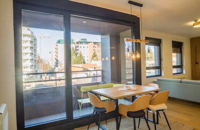 Apartamento acogedor y amueblado 50 m² con terraza en alquiler en Vračar, Belgrado, Serbia