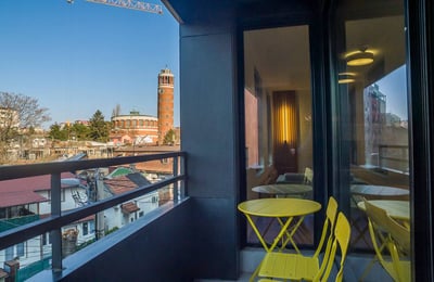 Apartamento acogedor y amueblado 50 m² con terraza en alquiler en Vračar, Belgrado, Serbia