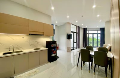 Cozy furnished apartment with balcony for rent in Cam Le, Da Nang, Vietnam