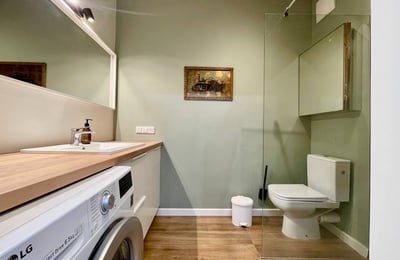 Уютная меблированная студия 38 м² с садом в аренду, Wilanów, Варшава, Польша