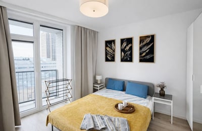 Современная меблированная 2-комнатная квартира 45 м² в аренду, Wola, Варшава, Польша