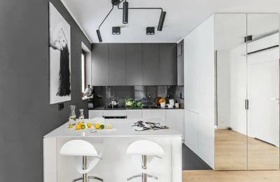 Modern 2-room apartment 67 m² with balcony for rent, Mokotów, Warsaw, Poland