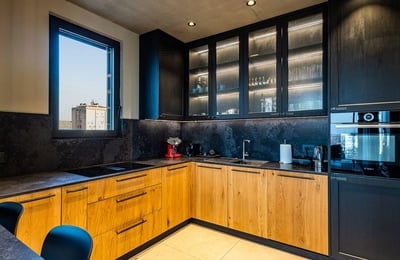 Ático de lujo de 123 m² con terraza en el complejo residencial K-District en alquiler, Belgrado, Serbia