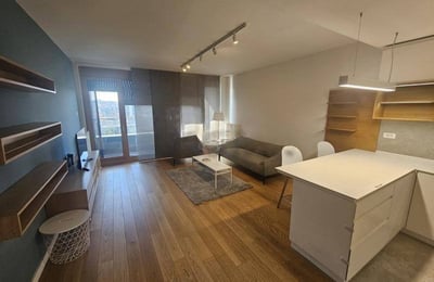 Новая 2-комнатная квартира 60 м² с террасой в ЖК Skyline, Белград, Сербия