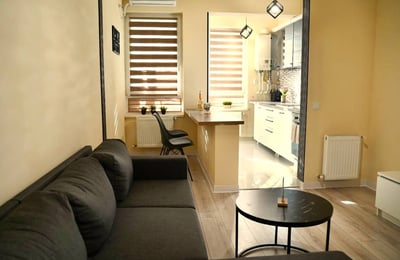 Светлая уютная квартира с балконом в аренду, Кьяжна, Бухарест, Румыния