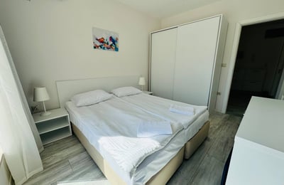 Spacious furnished apartment with sea view for rent, 92 m², Alen Mak, Varna, Bulgaria