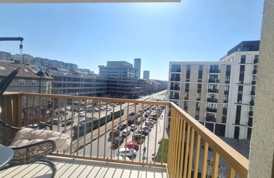 Moderne möblierte wohnung mit terrasse im wohnkomplex BW Quartet 2 zur miete, 83 m², Belgrad, Serbien