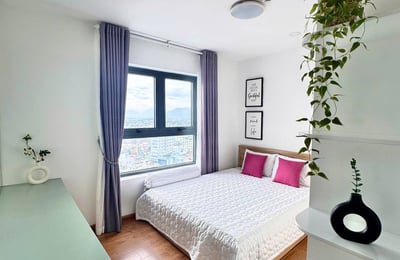 Location appartement lumineux, spacieux, meublé, dans DQua, 74 m², Nha Trang, Vietnam