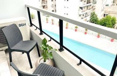 Bright, spacious apartment with balcony for rent, 60 m², Palermo Chico, Buenos Aires, Argentina