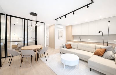 Modern, designer apartment with terrace for rent, 44 m², Mokotów, Warsaw, Poland