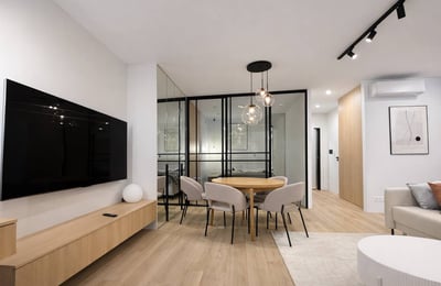 Modern, designer apartment with terrace for rent, 44 m², Mokotów, Warsaw, Poland