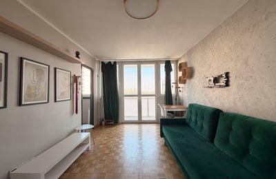 Меблированная квартира с балконом в аренду, 30 м², Жолибож, Варшава, Польша